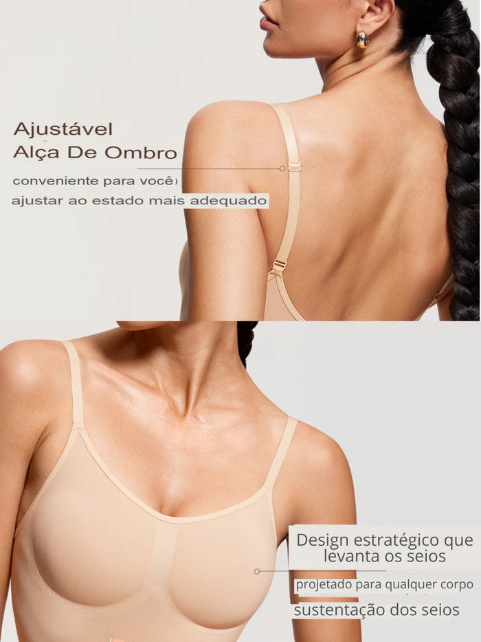 Body Modelador Lorena - Alta compressão, Empina Bumbum e sustentação para o seios .
